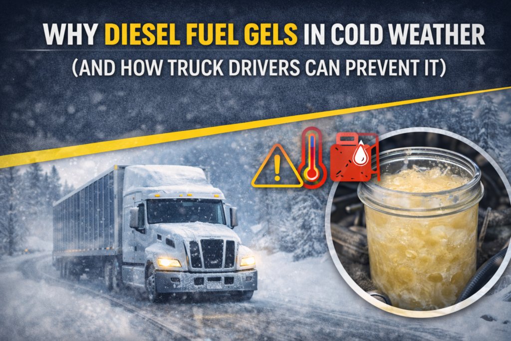 Diesel truck experiencing fuel gelling during cold winter weather